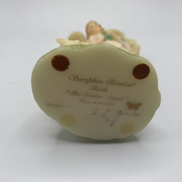 Seraphim Classics Angel Faith Flowers Lamb “The Easter Angel” Roman 81660 - Picture 10 of 10